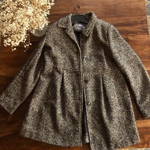 Women’s babydoll coat. Laura Scott. Large.